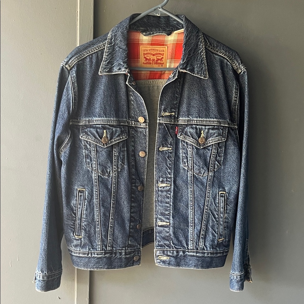 Levi’s Medium Blue Relaxed Fit Denim Jacket Women’s Classic Jean Jacket